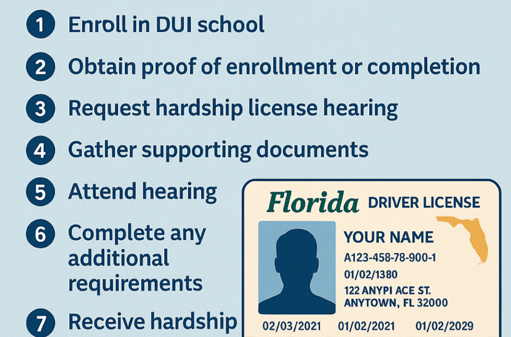 Florida Hardship License After DUI: 7 Steps to Drive Again